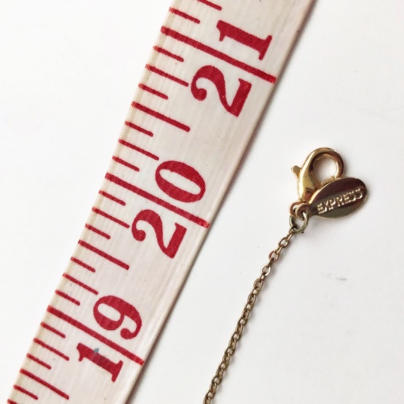 Express gold dainty delicate pave dot necklace - Picture 3 of 4